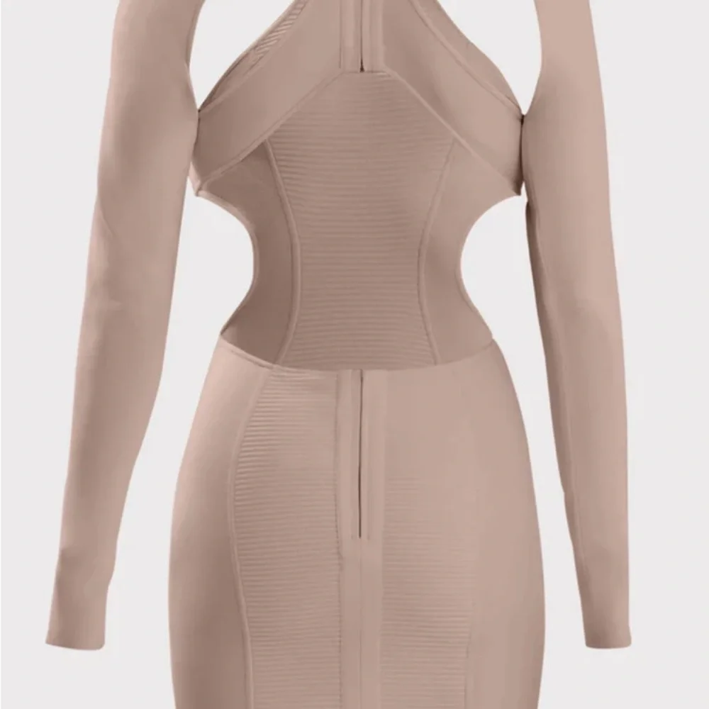 Herve Leger Paris Ottoman Mini Dress